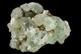 Fluorite with Manganese Inclusions on Quartz - Arizona #133657-1